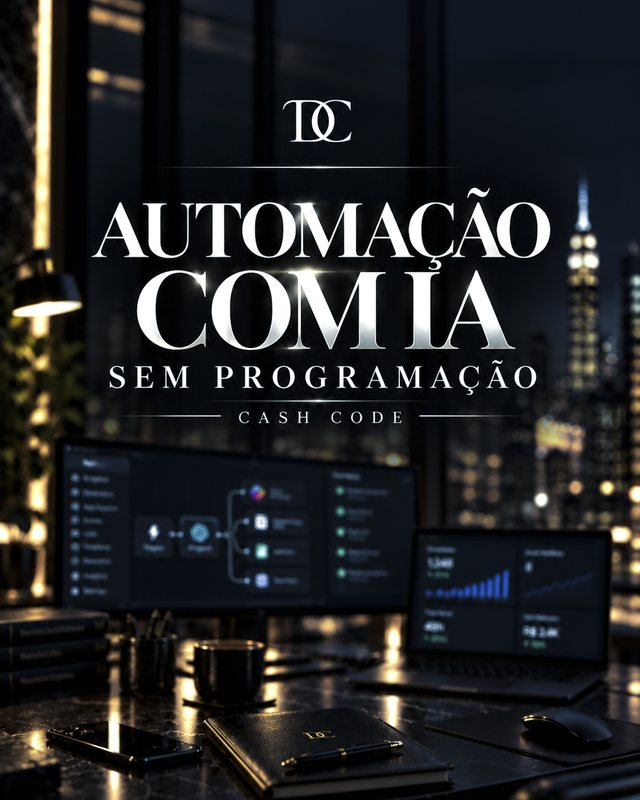 Capa do Cash Code Automação com IA
